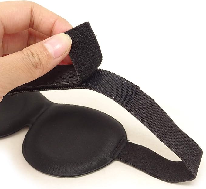 Honbay 3D Funny Eyeshade Soft Sleep Eye Mask with Adjustable Head Strap for Travel, Game, Party, Rest, Sleeping (Woman)-Velvo Beauty