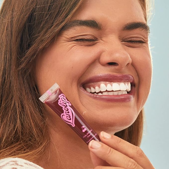 Lanolips Fruity Jellybalm, Cherry - Tinted Lip Balm to Deepen, Brighten & Enhance - Moisturizing Lanolin Lip Balm & Lip Gloss for Everyday Lip Care (10g / 0.35oz)-Velvo Beauty