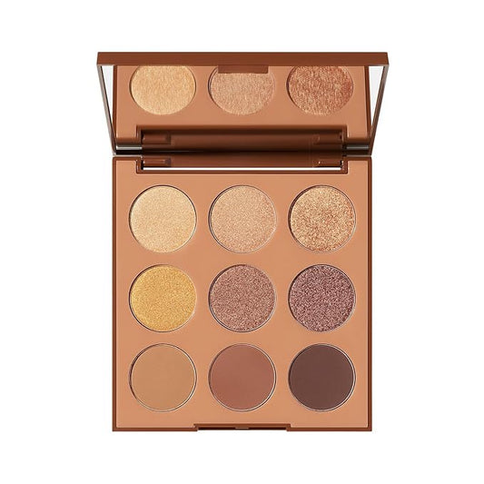 Morphe 9R Bronze Metal Artistry Palette - Brown & Bronze-Toned Makeup Palette with Matte and Shimmer Finishes - Highly Pigmented Eye Makeup with a Blendable & Buildable Formula (0.35 oz)-Velvo Beauty