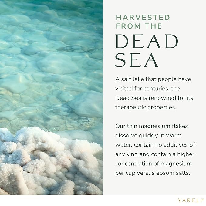 Tea Tree Oil Foot Soak, Dead Sea Magnesium Bath Salt Flakes with Essential Oils, 3lb-Velvo Beauty