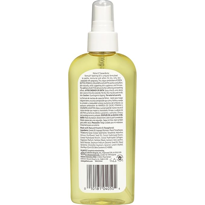 Palmer's Cocoa Butter Formula Massage Lotion For Stretch Marks, Pregnancy Skin Care & Cocoa Butter Formula Soothing Oil with Vitamin E, Dry, Itchy Skin Relief-Velvo Beauty