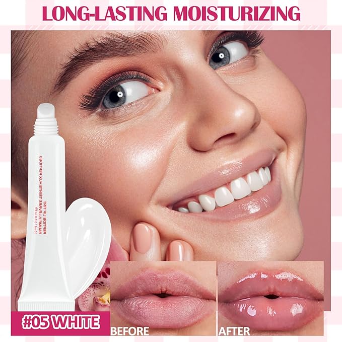 DAGEDA 3Colors Lip Glowy Balm Set, Hydrating Lip Balm Shine Lip Glow Oil, Clear Plumping Lip Gloss Tinted Jelly Balm, Natural Lip Care Makeup Glossy Lip Moisturizer for Dry Cracked Lips(B)-Velvo Beauty