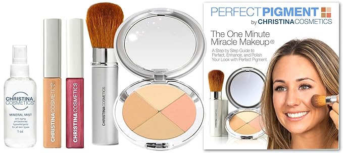 Christina Cosmetics Perfect Pigment 1: FULL SIZE 7 PIECE KIT - For Fair, Light or Medium complexions-Velvo Beauty