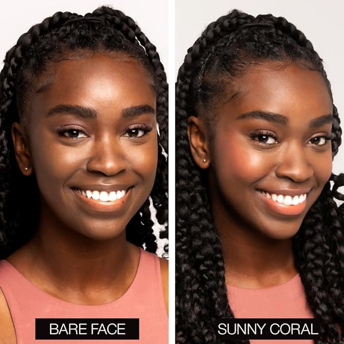 Palladio Liquid Blush for Cheeks & Lips 2-in-1 Makeup Face Blush, Weightless Cream Formula, Smudge Proof Long-Wearing Pigmented Blush, Natural Look Makeup Face Blushes, Dewy Finish, Sunny Coral-Velvo Beauty