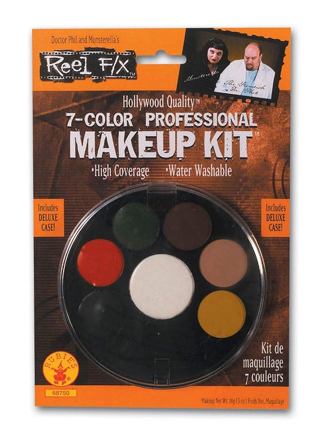7 Color Professional Makeup Kit Reel F/X Halloween Costume Makeup-Velvo Beauty