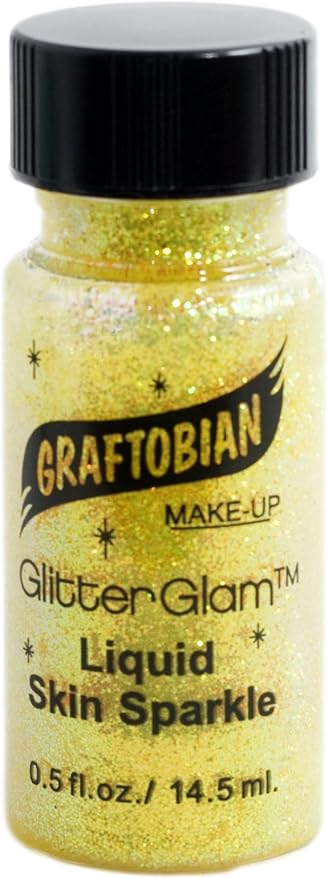 Graftobian Liquid Glitter - Golden Sunlight (0.5 oz)-Velvo Beauty