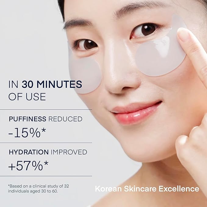 TEREZ & HONOR Under Eye Patches for Dark Circles - 60 Korean Hydrogel Masks for Puffiness, Bags with Caffeine, Hyaluronic Acid, Niacinamide - Undereye Brightening, Hydrating, Anti-Wrinkle & Cooling-Velvo Beauty