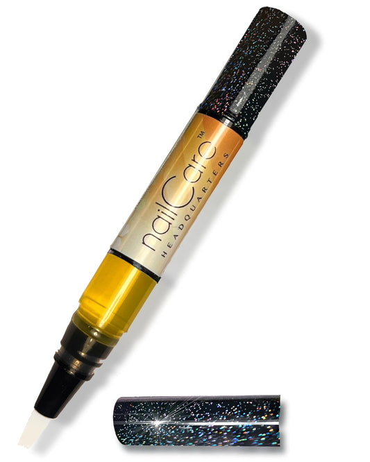 Nail Care Headquarters Simply Pure Cuticle Oil Pen for Nails - Nail Strengthener & Growth Serum for Damaged Nails, Hangnails w/Jojoba cuticle oil—Milk & Honey Fragrance-Velvo Beauty