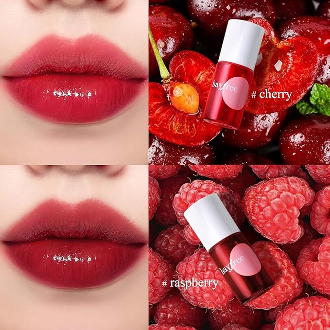Lip Tint Stain Set, Korean Water Tint Lightweight Non-sticky, Waterproof Long Lasting Liquid Blush & Lip Stain, Transfer-Proof, Matte Finish Lip Color Makeup (made into jam)-Velvo Beauty