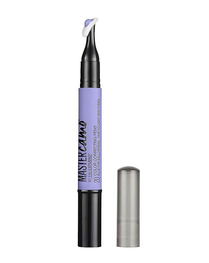 Maybelline New York Master Camouflage Correct Pen 2 g, Blue, Skin Foundation Concealer, Women-Velvo Beauty