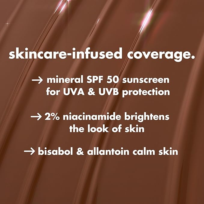 e.l.f. Halo Glow Skin Tint SPF 50, Tinted Moisturizer For Light, Buildable Coverage, Creates A Natural Glow, Vegan & Cruelty-Free, 12 Tan Cool-Velvo Beauty