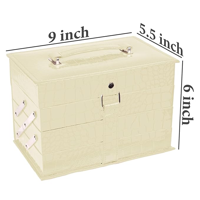 SHANY All In One Makeup Kit (Eyeshadow, Blushes, Face Powder, Lipstick, Eye liners, Makeup Pencils and Makeup Mirror - Makeup Set With Reusable Makeup Storage Box - White-Velvo Beauty