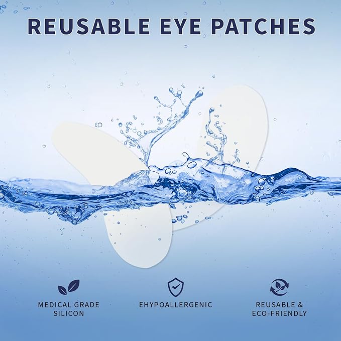 Under Eye Patches 5 Pairs Rreusable Under Eye Patches with Lifting Effect to Reduce Wrinkles and Fine Lines-Velvo Beauty
