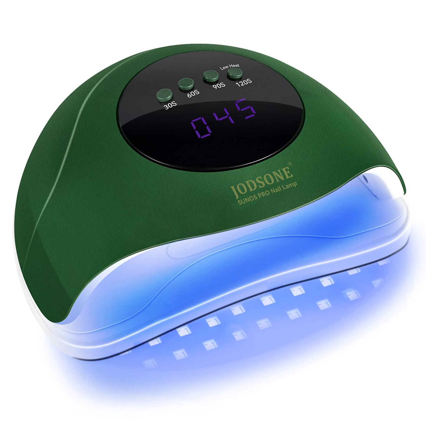 JODSONE U V Nail Lamp LED Gel Nail Dryer Gel Nail Lamp with Auto Sensor and 4 Timers Home Salon Use Nail Tools Green-Velvo Beauty