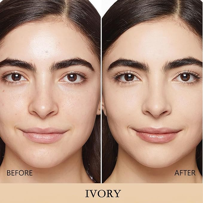 Mushroom Head Air Cushion CC Cream, BB Cream Face Makeup Foundation for Mature Skin Moisturizing Concealer Brighten Long-Lasting, Even Skin Tone for All Skin Types (2PCS Ivory)-Velvo Beauty