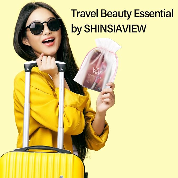 Skin Hydrating Kit Travel Mini Size 5 STEP Skincare Set for Healthier 30 Days Supply with Pouch-Velvo Beauty