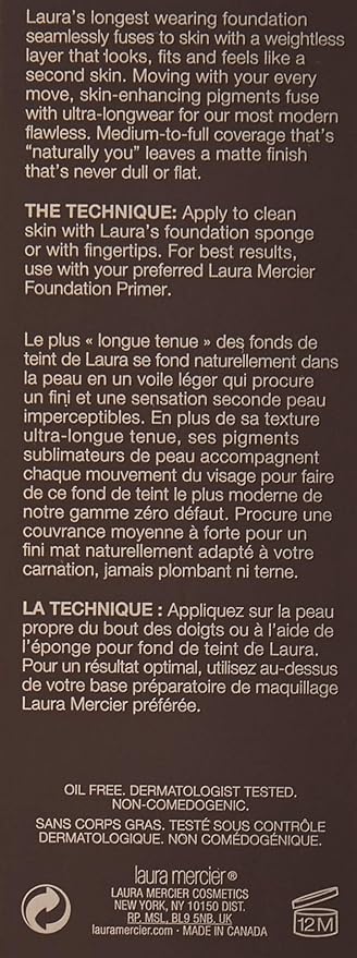 Laura Mercier Flawless fusion ultra-longwear foundation - butterscotch by laura mercier for women - 1 oz foundation, 1 Ounce-Velvo Beauty