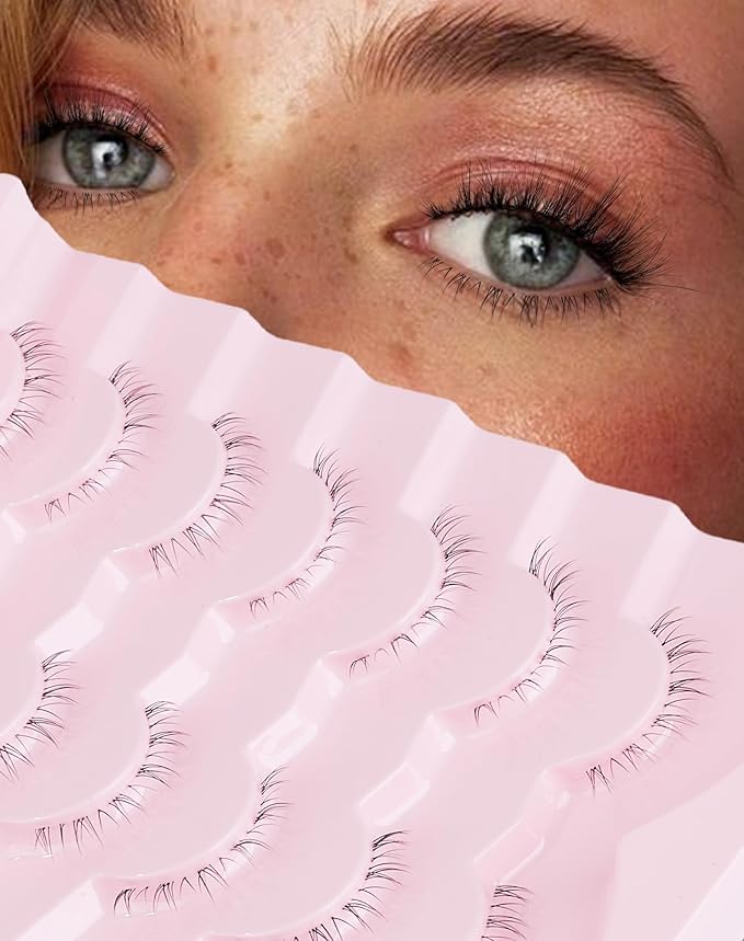 Eyelashes False Bottom Lashes Lower Lashes Fake Bottom Eyelashes 7 Pairs R-2-Velvo Beauty