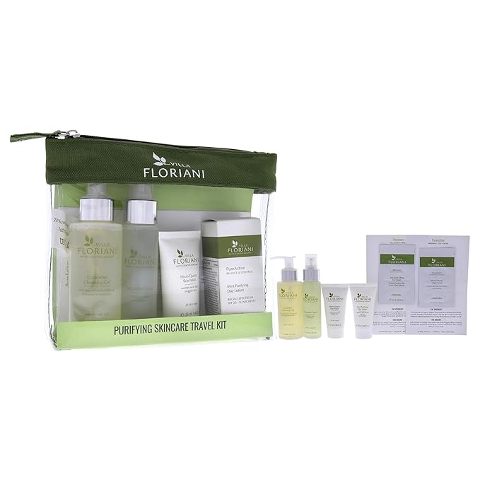 Villa Floriani Purifying Skincare Travel Kit Women 6 Pc-Velvo Beauty