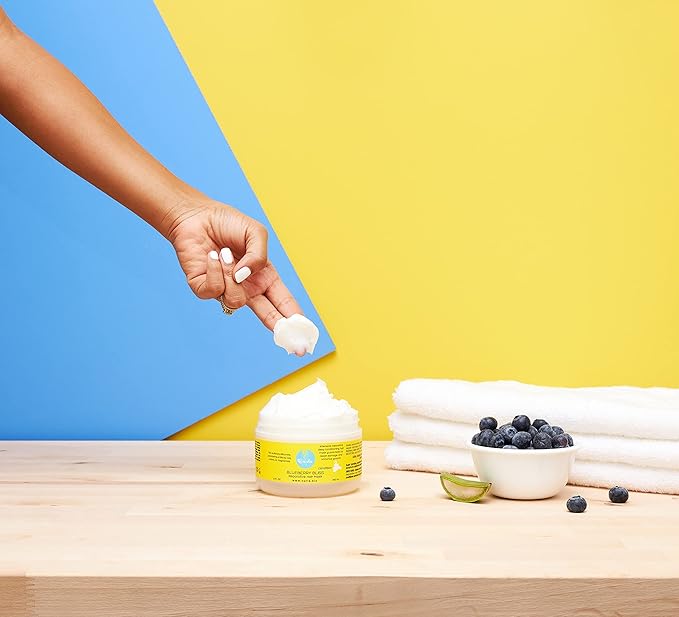 Curls Blueberry Bliss Reparative Hair Mask - 8 fl oz, Deep Conditioning, Repair, Protect, Restore, Detangle and Moisturize, For All Types-Velvo Beauty