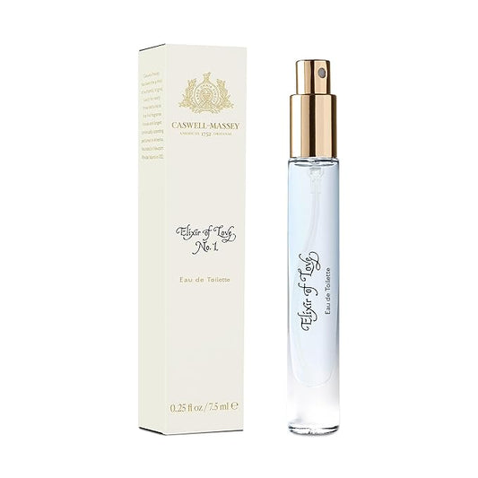 Caswell-Massey Elixir of Love Eau de Toilette Discovery, Enchanting Floral Recipe with Notes of Lavender, Passionflower, Jasmine & Artemisia Absinthium, Sample Size Vial, Perfume for Women, 0.25 Fl Oz-Velvo Beauty