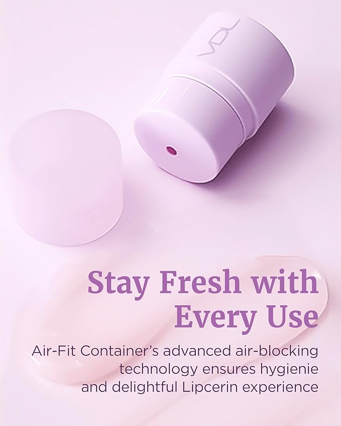 VDL Herbal Lipcerin (0.5fl oz) - Bergamot, Mallow Leaf, Sage. Long Term Moisturizing, Plumping, Conditioning Lip Gloss Balm. Korean Skin Care Sleeping Mask for Dry, Chapped Lips.-Velvo Beauty