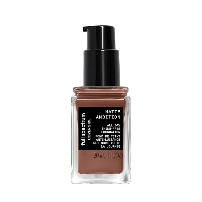 COVERGIRL Matte Ambition, All Day Foundation, Deep Cool 1, 1.01 Ounce-Velvo Beauty