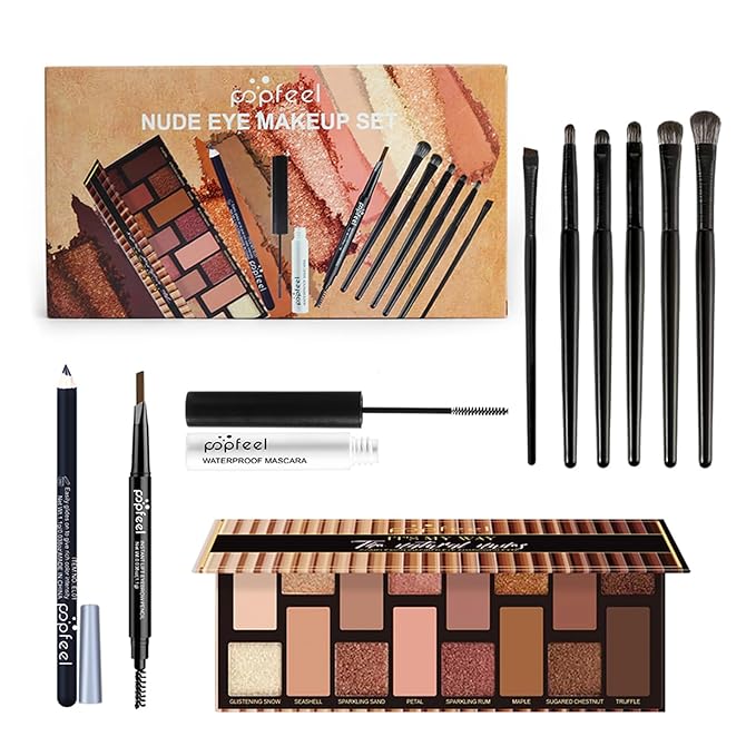 All in One Professional Makeup Kit for Women Girls Holiday Makeup Gift Sets Xmas Essential Bundle Include Eyeshadow Palette Lipstick Blush Concealer Eyeliner Mascara Brush Eyebrow Pencil-Velvo Beauty