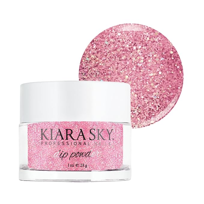 Kiara Sky Long Lasting Nail Dip Powder Pink Tones 1 oz, Milan-Velvo Beauty