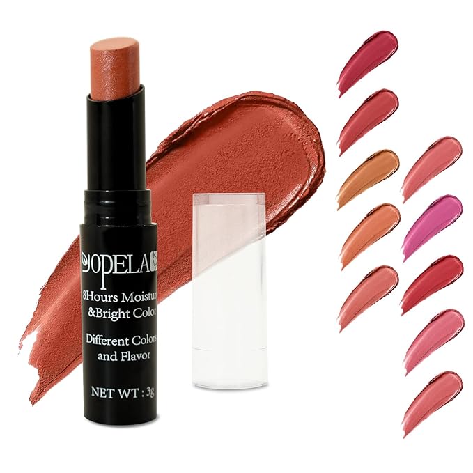 10 Pack Tinted Lip Balm Stocking Stuffers Tinted Chapstick - Moisturizing Lips - No petroleum, Chemicals, Gluten, or Phthalat-Velvo Beauty