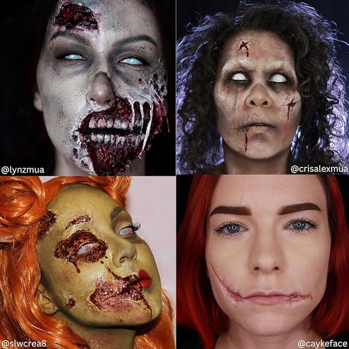 Mehron Makeup Special FX Set for Halloween, Horror, & Cosplay (Practice Head Included)-Velvo Beauty
