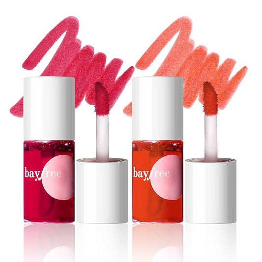 Lip Tint Stain, Long Lasting Korean Lip Stain Set, Non-sticky Waterproof Lightweight Lip and Cheek Tint, Moisturizing High Pigment Water Tint, Matte Finish Lip Tint-Velvo Beauty