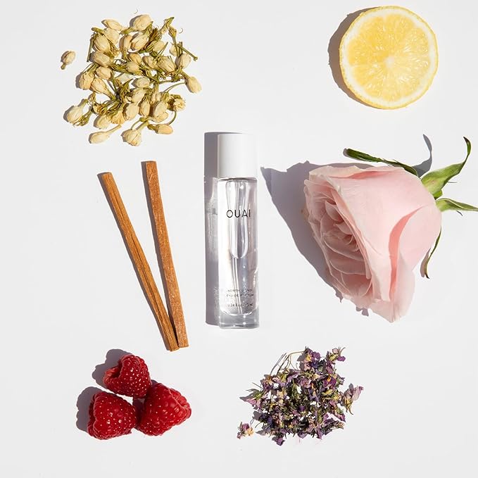 OUAI North Bondi Eau de Parfum Travel Size - Elegant Womens Perfume for Everyday Wear - Fresh Floral Scent has Notes of Lemon, Jasmine & Bergamot with Delicate Hints of Violet and White Musk (.34 Oz)-Velvo Beauty