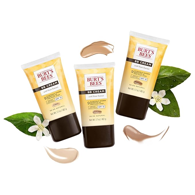 Burt's Bees BB Cream with SPF 15, Medium, 1.7 Oz (Package May Vary)-Velvo Beauty