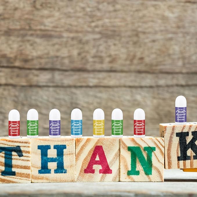 25 Pcs Thank You Gifts Mini Lip Balm Bulk Gifts for Coworkers Inspirational Appreciation Gifts Natural Ingredients Dry Chapped Lip Care Products for Employee Women Teacher, Assorted Flavors-Velvo Beauty