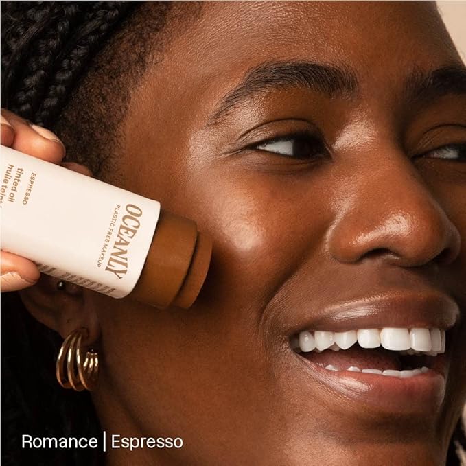 ATTITUDE Oceanly Light Coverage Face Tinted Oil Stick, EWG Verified, Titanium Dioxide-Free, Vegan & Cruelty-Free Tinted Moisturizer, Plastic-Free, Espresso, 0.42 Ounces-Velvo Beauty