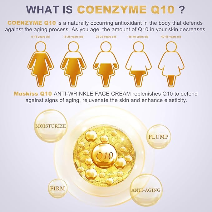 Firming Neck Cream & Anti-Wrinkle Face Cream with Coenzyme Q10, Unscented Skin Firming Neck Cream, Anti Aging Facial Moisturizer for Sensitive Skin, 1.76 Oz Jar-Velvo Beauty