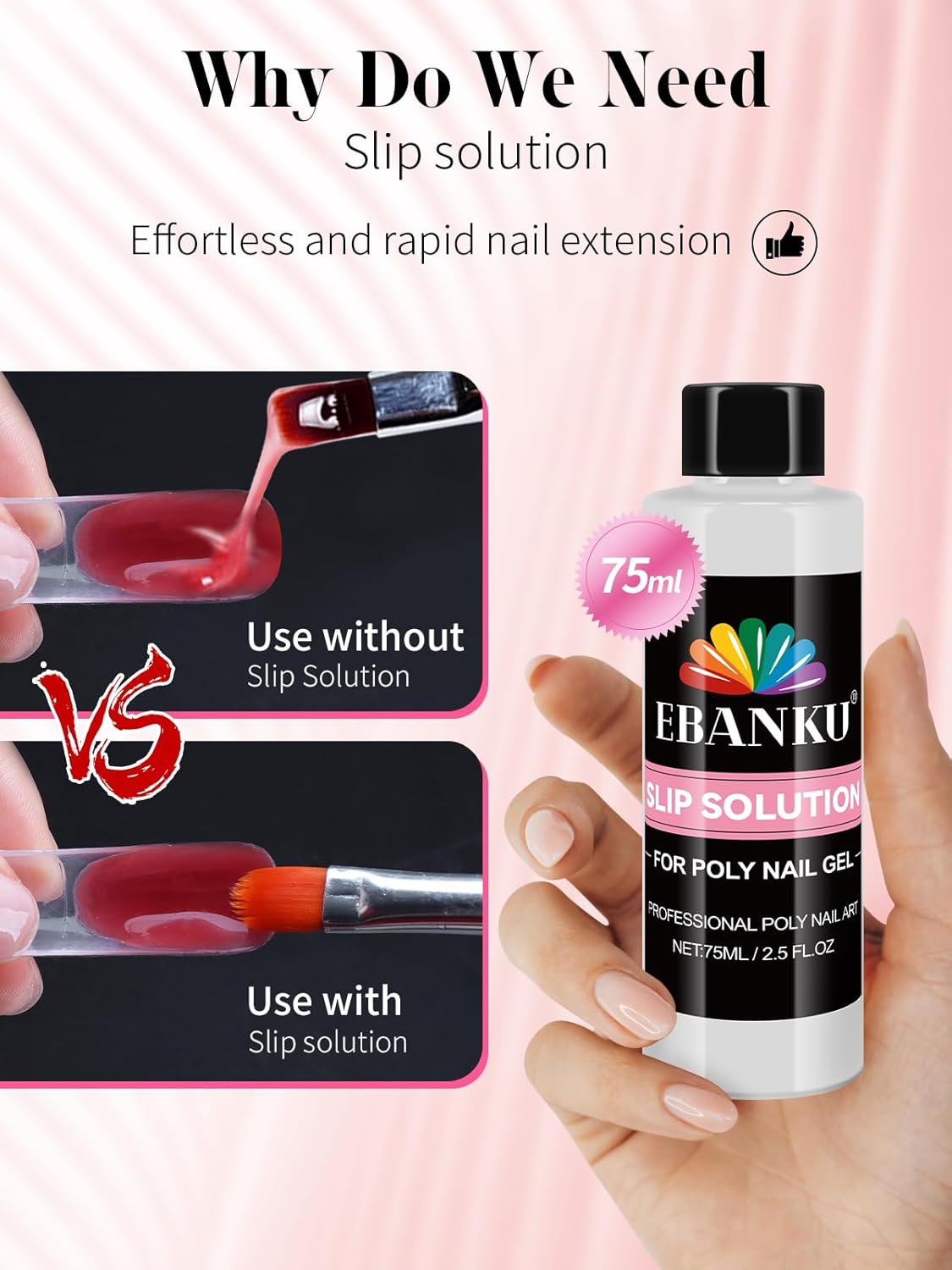 EBANKU Poly Gel Nail Forms Kit for Toes - 150PCS Reusable Dual Toenail Forms for Builder Gel, Toe Nail Kit with 2.5oz Slip Solution, Brush, File, 5PCS Clips - 15 Sizes-Velvo Beauty