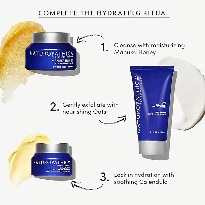 Naturopathica Oat Cleansing Facial Polish - Multi-Use Facial Cleanser - Face Scrub & Mask - Exfoliating Face Wash for Women & Men - Gentle Exfoliating - 5 floz-Velvo Beauty