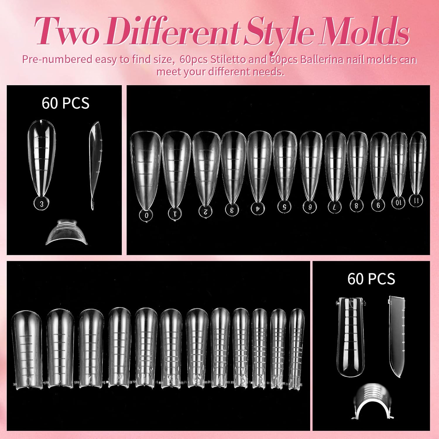 BORN PRETTY Poly Nail Extension Gel Kit-6 Colors Poly Nails Gel Kit Nude Clear Jelly Pink All In One Kit Builder Glue Gel with Nail Lamp Base Top Coat Set Nail Forms French Manicure Set for Beginner Starter DIY at Home Mother's Day Gifts-Velvo Beauty