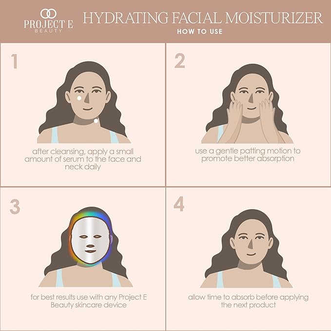 Project E Beauty Nourishing Facial Moisturizer Anti-Aging Skincare| Daily Hydration | For Face And Neck | Smooths & Softens Skin | Reduces Wrinkles & Fine Lines | For Day & Night Use | 50g-Velvo Beauty