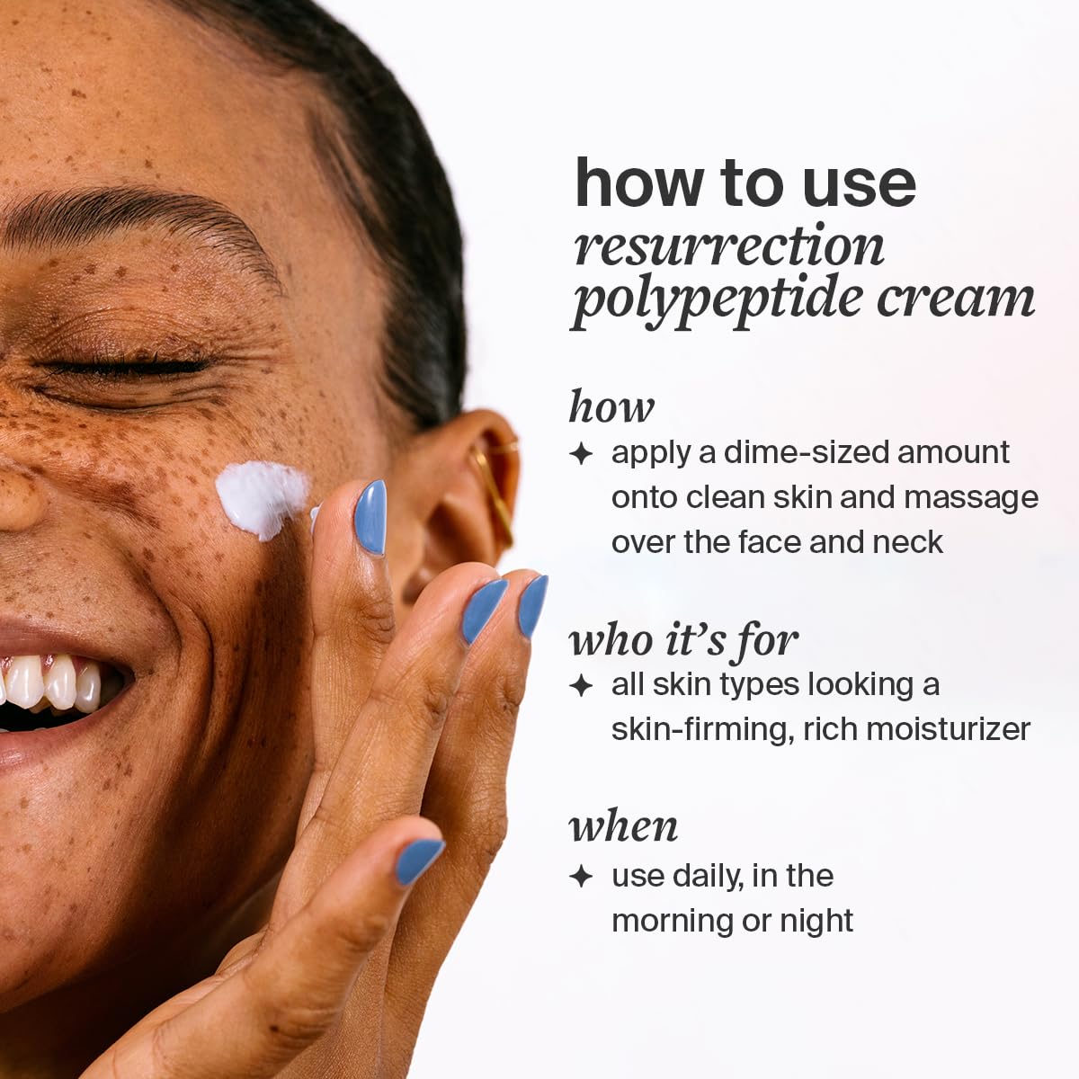 Cocokind Resurrection Polypeptide Cream, Hydrating Face Moisturizer with Peptides and Squalane, Anti Aging Skin Barrier Repair Cream for Dry Skin-Velvo Beauty