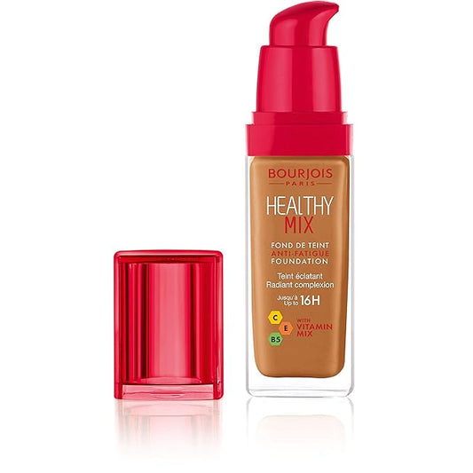 Bourjois Healthy Mix Anti-Fatigue Medium coverage Liquid Foundation 59 Amber, 30ml-Velvo Beauty