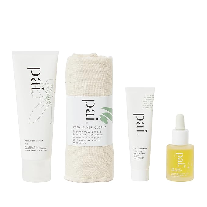 Pai Skincare - Organic 3-Step Calm It Kit For A Soothed Complexion | Natural, Vegan, Sensitive Skincare-Velvo Beauty