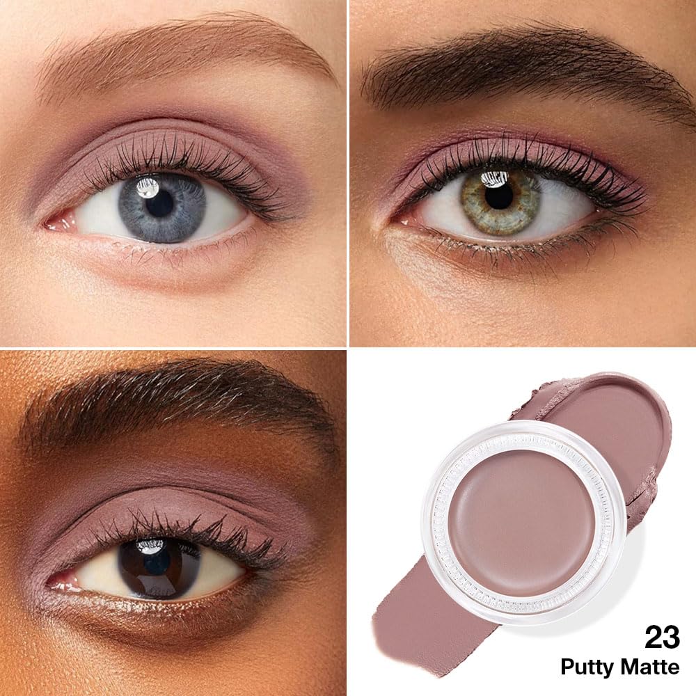 Kaely Single Cream Eyeshadow Pot, Putty Matte Eye Shadow for Older Women High Pigmented Waterproof, Natural Eyeshadow Palette Makeup Brightener, sombras en crema para ojos, Blendable, 23-Velvo Beauty