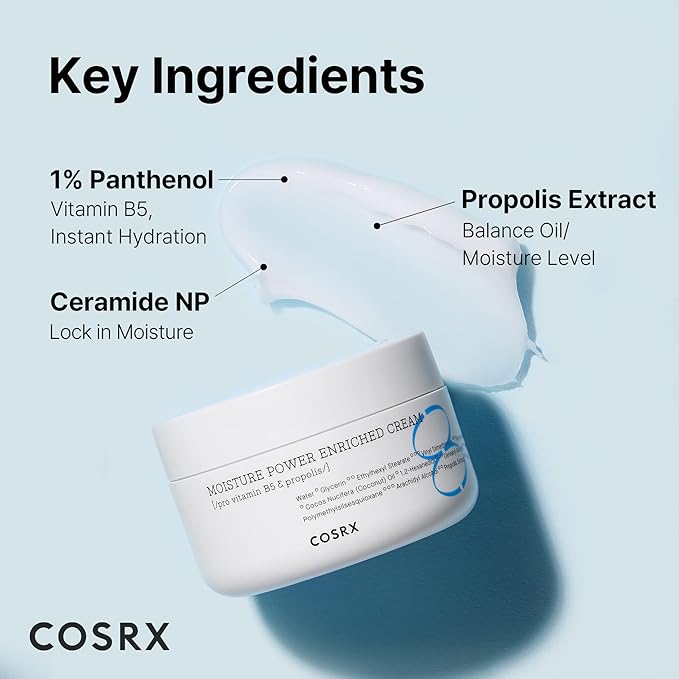 COSRX Hyaluronic Acid Moisturizer for Day & Night with Pro Vitamin B5 (D Panthenol) 50ml/1.69 fl.oz | Propolis Extract, Ceramide, Long Lasting Hydration for Dry, Sensitive Skin, Korean Skin Care-Velvo Beauty