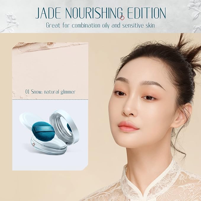FLORASIS Flawless Jade Breathable Setting Powder (01 Snow)-Velvo Beauty