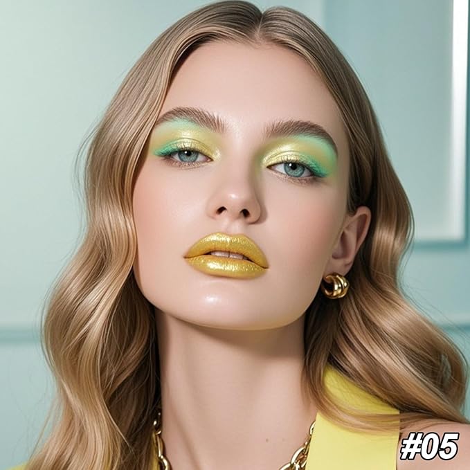 Erinde 4 Colors Eyeshadow Palette Eye Shadow Makeup, Matte Shimmer Metallic Gold Blue Green Dark Brown Nude Neutral Eyeshadow, Long Wearing, Pigmented Blendable, Quad Eye Shadow Palette, 05-Velvo Beauty