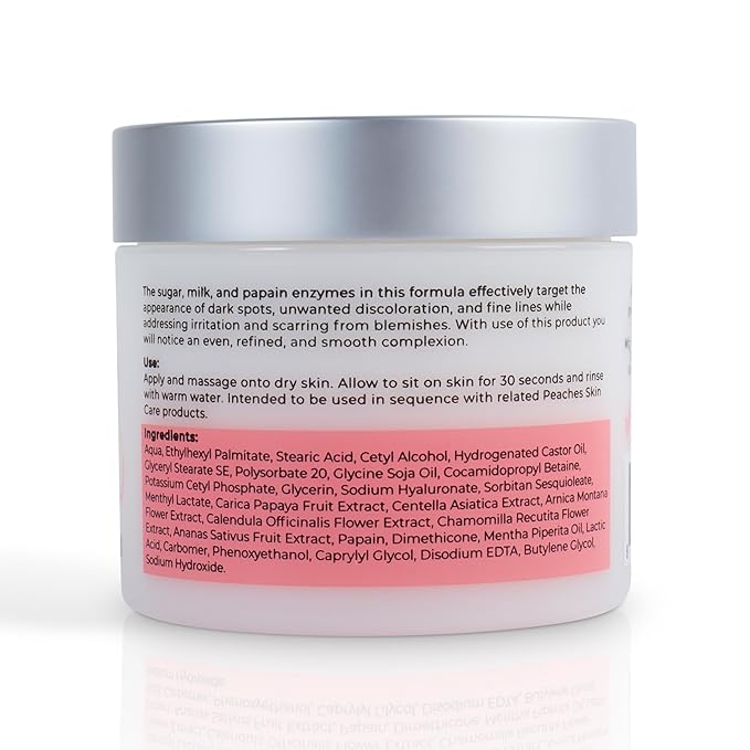 Vegan Exfoliating Scrub – Gentle Face Exfoliator for Delicate Skin with Sugar, Lavender, and Arnica Montana – Helps Improve Skin Texture and Clarity – Perfecting Polish (4 oz)-Velvo Beauty