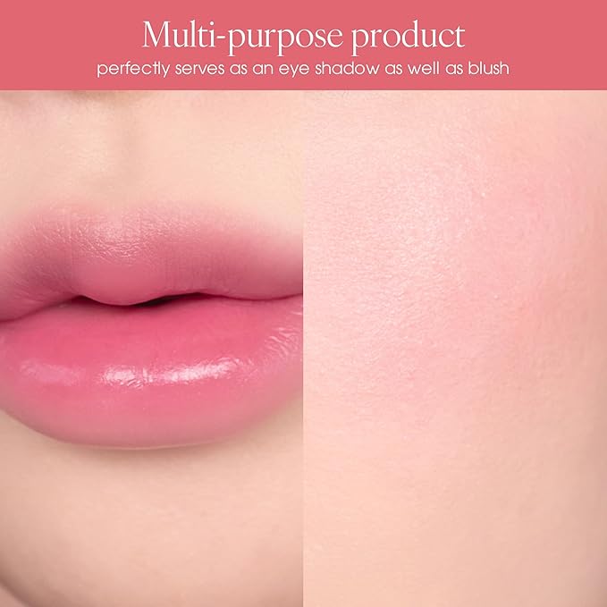 PLAT LIPS 907 COCO HAZE, Lip & Cheek, Lightweight, Naturally Dewy+ Glowy Finish, Blendable & Buildable Formula (1.2g, 0.003 oz.)-Velvo Beauty